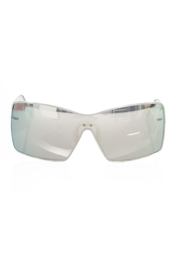 Frankie Morello Silver Metallic Women's Sunglasses Shield