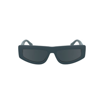 Calvin Klein Blue Bio-Based Fabric Women Sunglass
