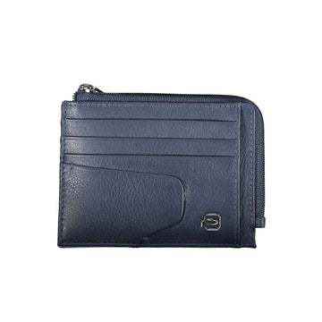 Piquadro Blue Leather Wallet
