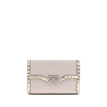 Valentino Garavani Small canvas Rockstud Shoulder Bag