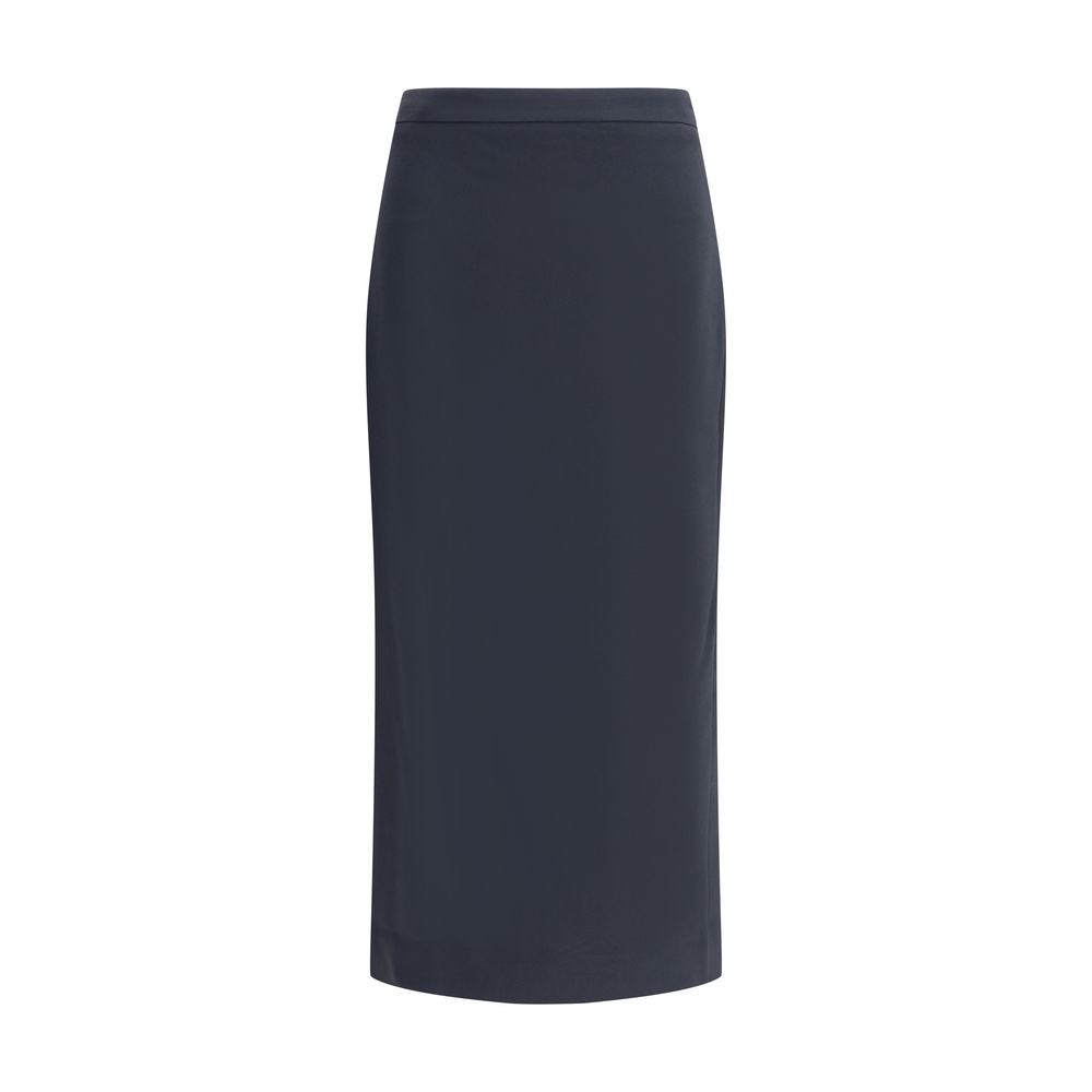 【関税＆送料込み】Givenchy Midi Skirt With Pleats On The B Givenchy Midi Skirt with pleated detail