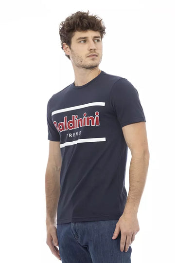 Baldinini Trend Blue Cotton Men's T-Shirt