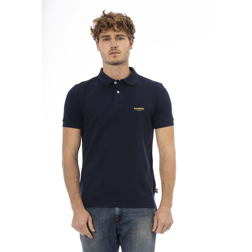 Baldinini Trend Blue Cotton Men Polo-Shirt