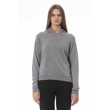 Baldinini Trend Gray Viscose Women Sweater
