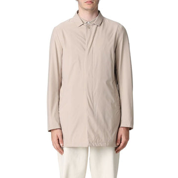 People Of Shibuya Beige Recycled Polyester Men Jacket