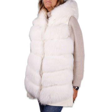 Made in Italy White Wool Women Coat