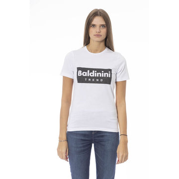 Baldinini Trend White Cotton Women Top