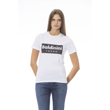 Baldinini Trend White Cotton Women Top