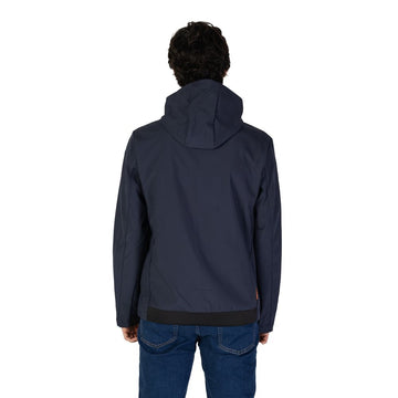 Suns Blue Polyester Jackets & Coat