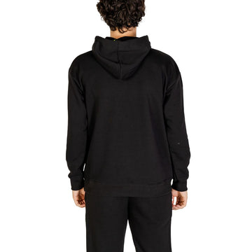 Icon Black Cotton Hoody