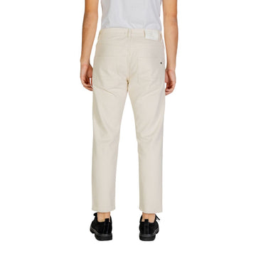 Gianni Lupo Cream Cotton Pant