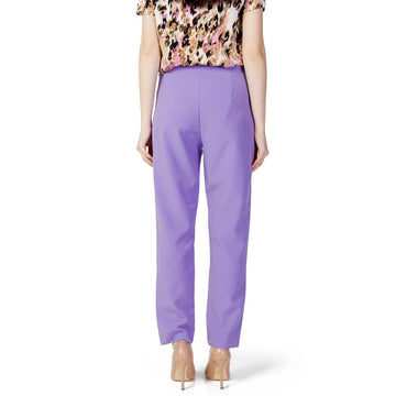 Only Purple Polyester Pant
