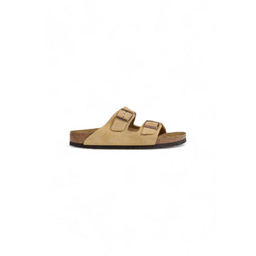 Birkenstock Beige Suede Leather Sandal