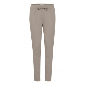 ICHI Beige Polyester Pant