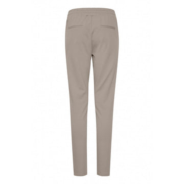 ICHI Beige Polyester Pant