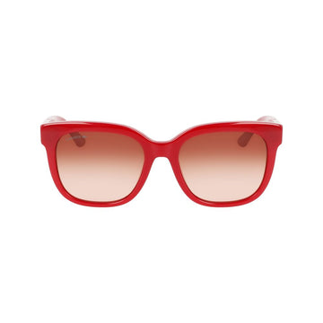 Lacoste Red Acetate Sunglasses