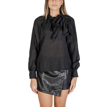 Jacqueline De Yong Black Polyester Blouse
