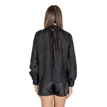 Jacqueline De Yong Black Polyester Blouse
