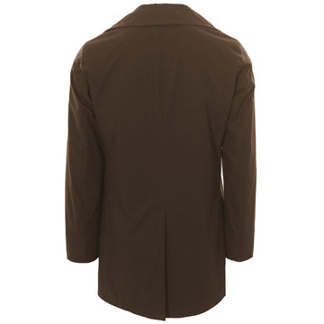 People Of Shibuya Brown Recycled Polyester Men Jacket