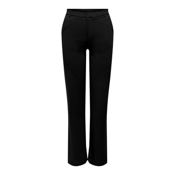 Jacqueline De Yong Black Elastane Pant