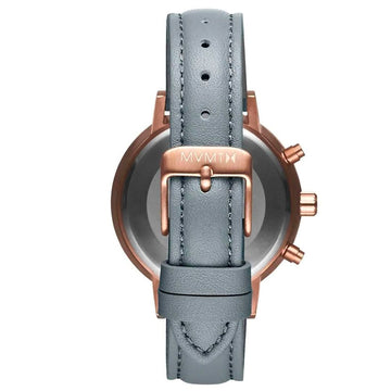 MVMT Gray Leather Watch