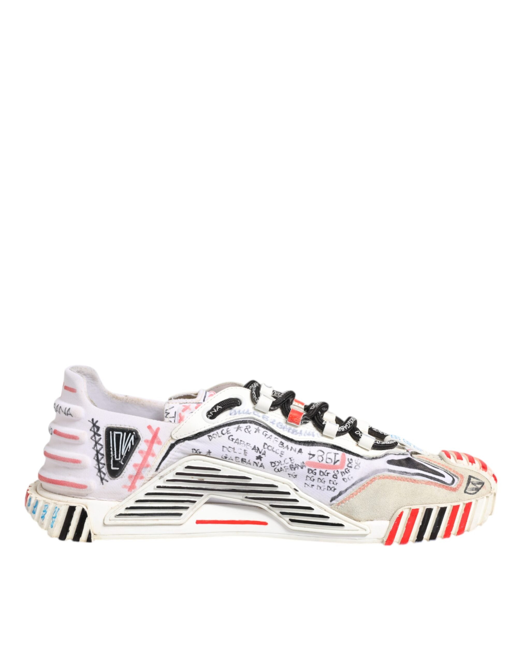 【関税＆送料込み】Dolce & Gabbana Ns1 Suede Sneakers Dolce & Gabbana NS1 Sneakers In Mixed Materials | Sendegaro US