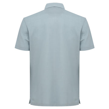 Corneliani Blue Cotton Polo Shirt