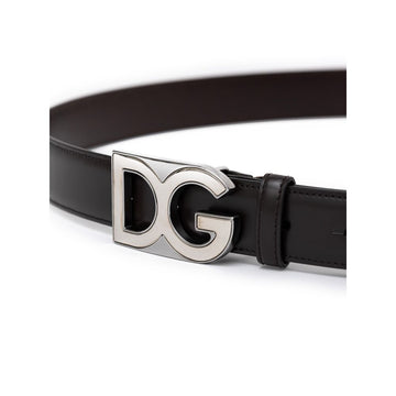 Dolce & Gabbana Brown Calfskin Belt