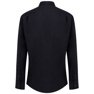 Dolce & Gabbana Navy Blue Cotton Shirt