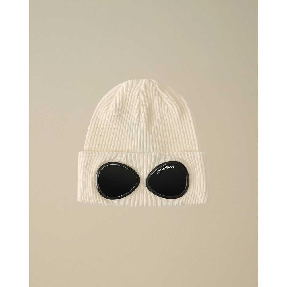 C.P. Company Black Wool Hats & Cap