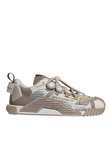 Dolce & Gabbana Multicolor Lace Up Low Top NS1 Sneakers Shoes