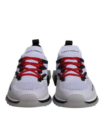 Dolce & Gabbana White SORRENTO Sport Stretch Sneakers Shoes
