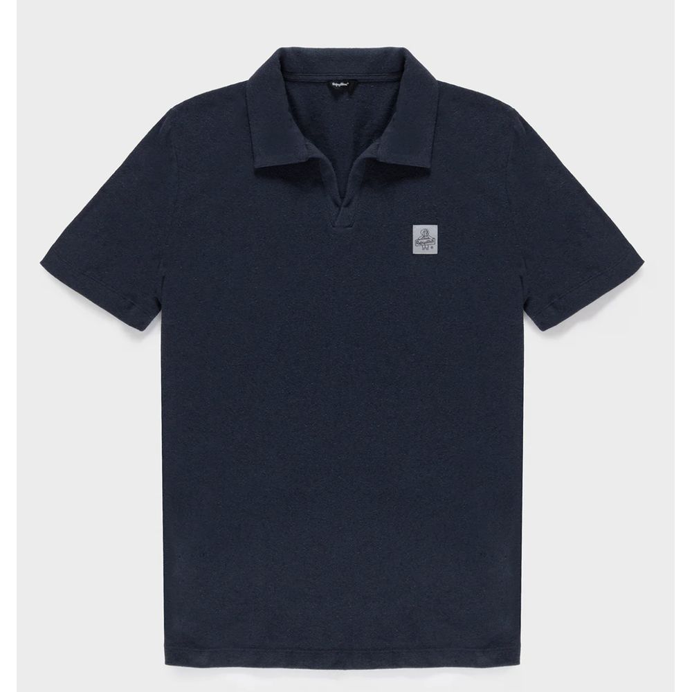 Refrigiwear Blue Cotton Polo Shirt