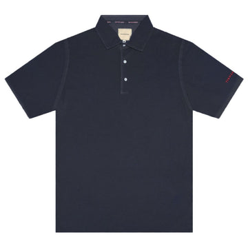 Tramarossa Blue Cotton Polo Shirt