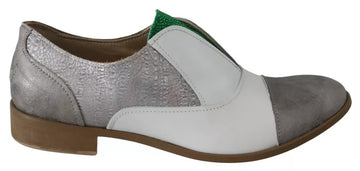 EBARRITO Multicolor Leather Slip-on Loafers Shoes