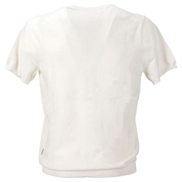 People Of Shibuya White Cotton Polo Shirt