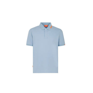 Suns Light Blue Cotton Polo Shirt