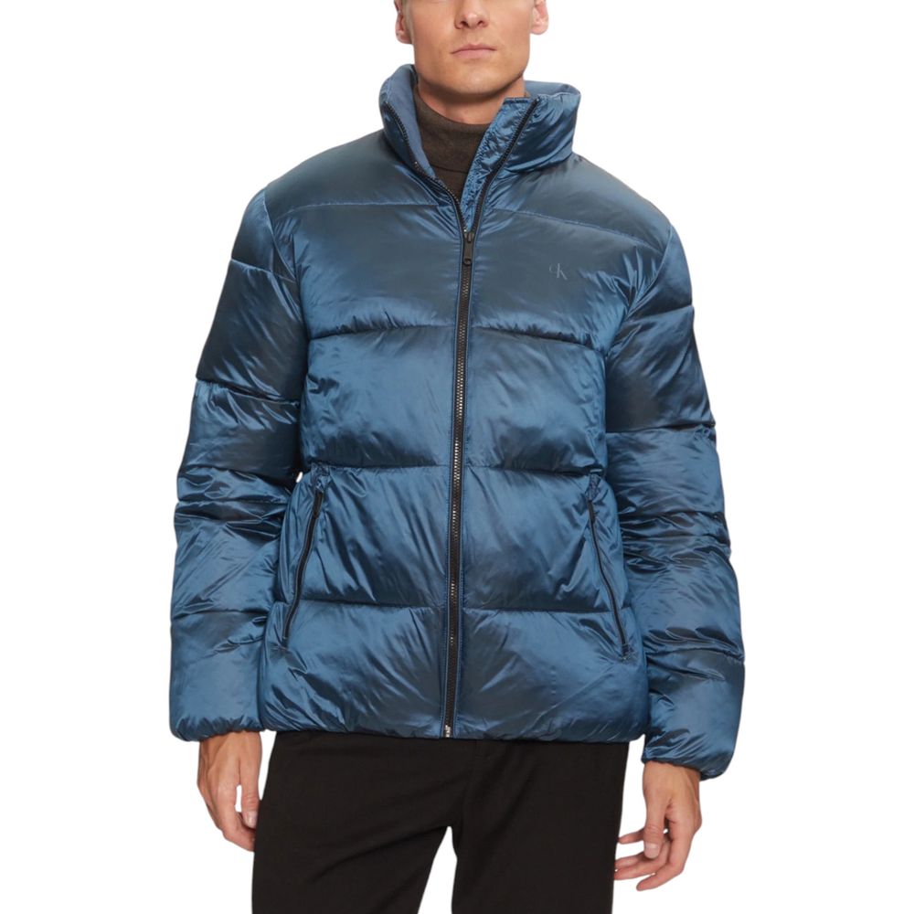 Calvin Klein Jeans Blue Recycled Polyamide Jacket