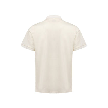Fendi White Cotton Polo Shirt