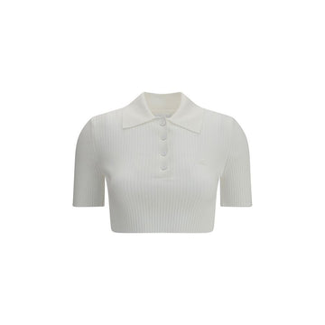 Courrėges Cropped Polo Shirt