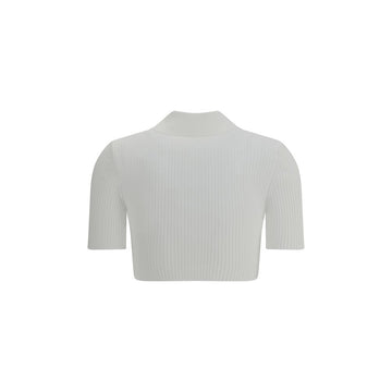 Courrėges Cropped Polo Shirt