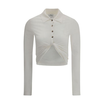 Courrèges Polo with twisted detail