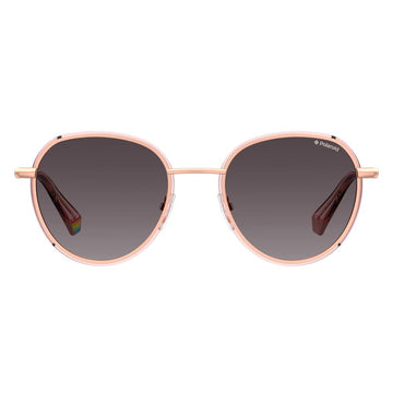 Polaroid Rose Gold Metal Sunglasses
