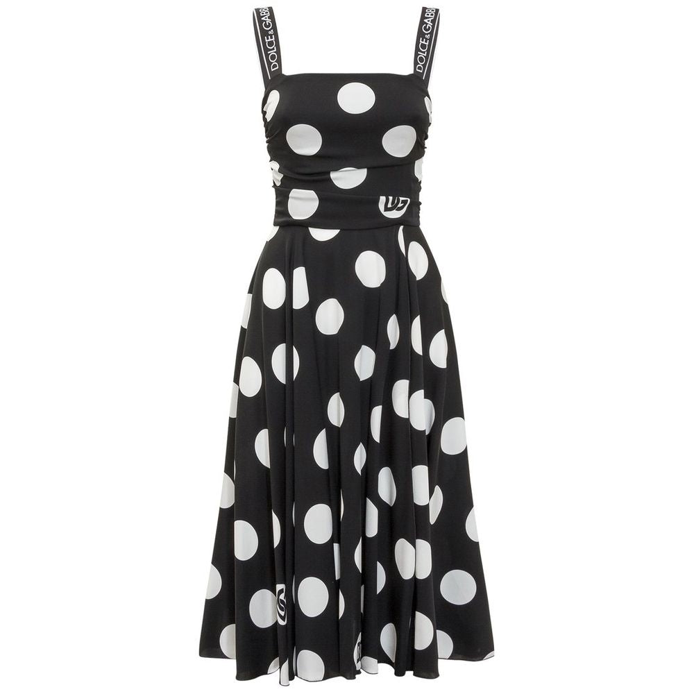 Dolce & Gabbana Black Silk Dress