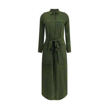 Ella Long silk chemisier Dress