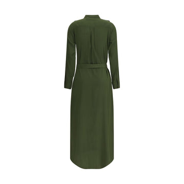 Ella Long silk chemisier Dress