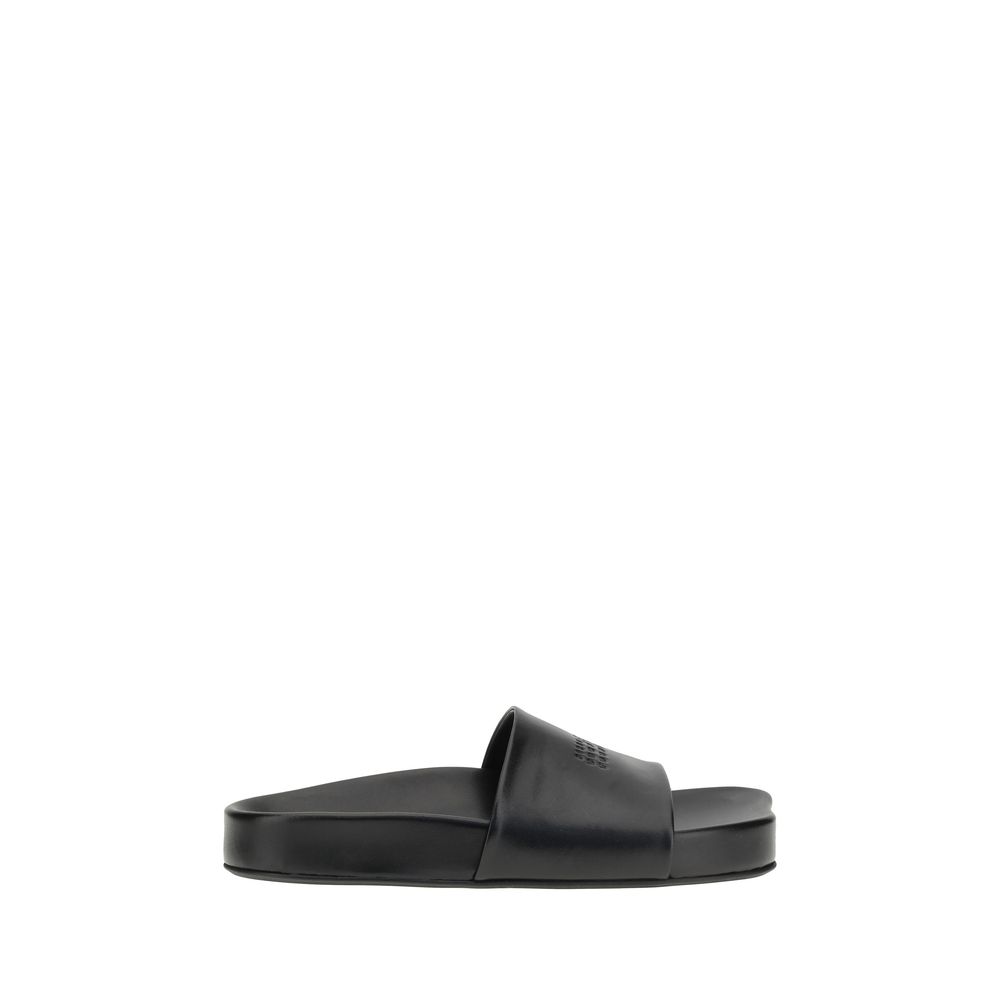 MM6 Anatomic leather Sandals