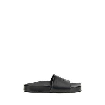MM6 Anatomic leather Sandals