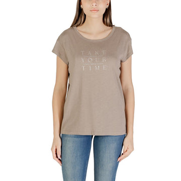 Street One Gray Cotton Tops & T-Shirt