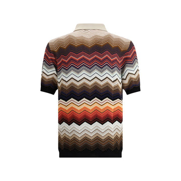 Missoni ZigZag Pattern Polo Shirt